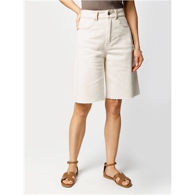 Шорты из эластичного денима