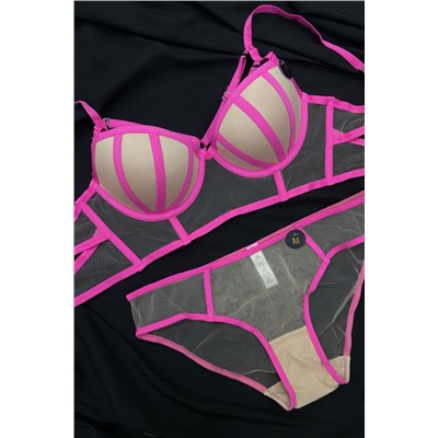 9019 РОЗОВЫЙ КОМПЛЕКТ БЕЛЬЯ01272495871