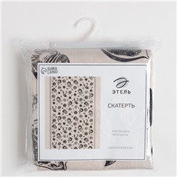 Скатерть Этель Healthy life 220х147 см, 100% хлопок, репс 210 г/м2