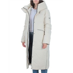 22373 BEIGE Пальто зимнее женское облегченное (150 гр. холлофайбера)