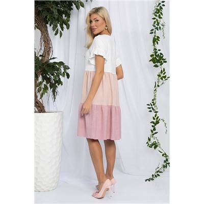 Платье Летний поцелуй (розовое) П12823-12М