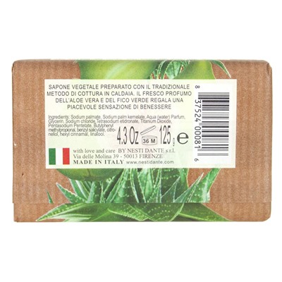 Мыло Nesti Dante Marsiglia In Fiore Инжир и Алоэ Вера 125 g