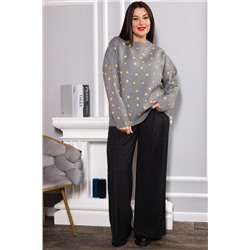 Брюки палаццо Креатив (темно-серые) Б14655-24М