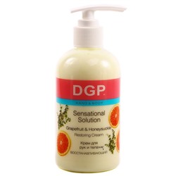 Domix Green Professional Крем для рук и тела восстанавливающий / Grapefruit & Honeysucle, 260 мл