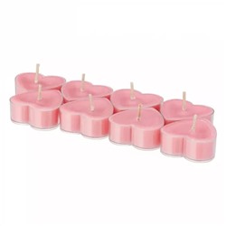Набор аромасвечей Роза (8 шт), Round Tealight Candles Rose Set, произв. Solimo