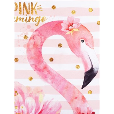 Полотенце "Этель" Pink flamingo 40х67 см, 100% хлопок, саржа 190 гр/м2