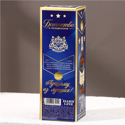 Гель для душа виски «Настоящему мужику», 250 мл, аромат древесный с пряными нотами, HARD LINE