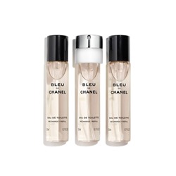 CHANEL (Шанель) TWIST & SPRAY Eau de Toilette (EdT) Refill, ohne Zerstäuber Туалетная вода BLEU DE CHANEL (Шанель), 60 мл
