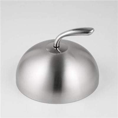 Крышка-Клош, 20×20×14 см, круглая, нержавеющая сталь