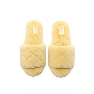 Тапочки «Ромбы» желтые