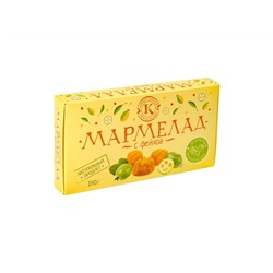Мармелад желейно-фруктовый "С фейхоа" на пектине 0,19 кг картон (5 мес)