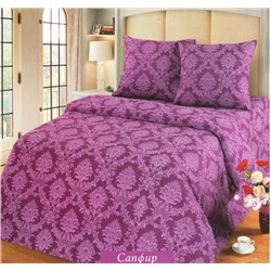 Простыня из поплина с жаккардовым рисунком