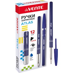 Ручка шариковая "deVENTE. Atlas" 0,5мм синяя 5073325/12/Китай