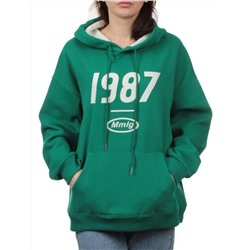 PG-I990I-2313 GREEN Худи женское (90% хлопок, 10% полиэстер)
