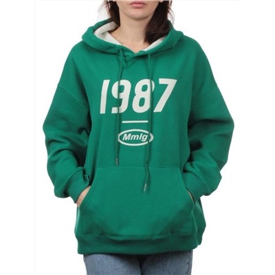 PG-I990I-2313 GREEN Худи женское (90% хлопок, 10% полиэстер)