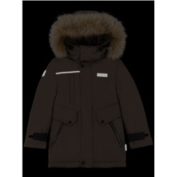 Куртка зимняя для мальчика NIKASTYLE 4з3724 Орех