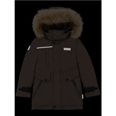 Куртка зимняя для мальчика NIKASTYLE 4з3524 Орех