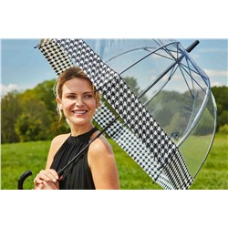 L042-4252 HoundstoothBorder (Гусиная лапка) Зонт женский трость Fulton