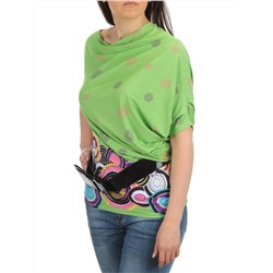 5962 GREEN Туника женская (90% полиэстер, 10% эластан)