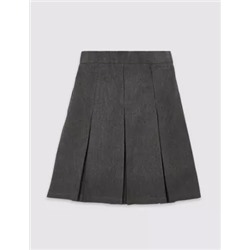 Girls' Slim Fit Permanent Pleats School Skirt (2-18 Yrs)