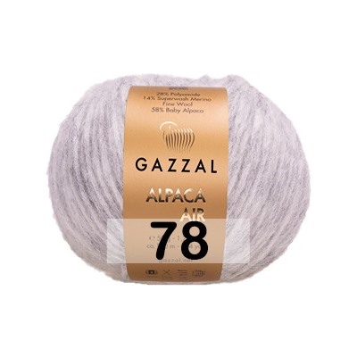 Пряжа Gazzal Alpaca Air