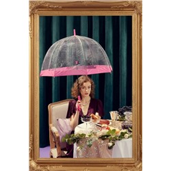 L041-022 Pink (Розовый) Зонт женский трость Fulton