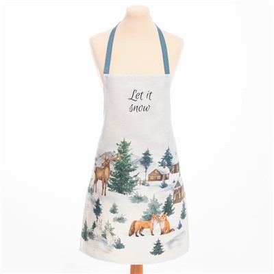 Фартук новогодний "Этель" Forest animals 60х70см, 100% хл, саржа 190 гр/м2