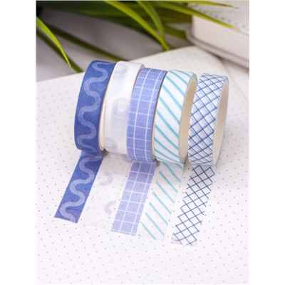 Набор клейкой ленты "Patterns", mix, шоу-бокс 12 шт.