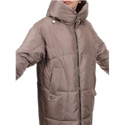 118 LILAC/BEIGE Пальто зимнее женское (холлофайбер 200 гр.)