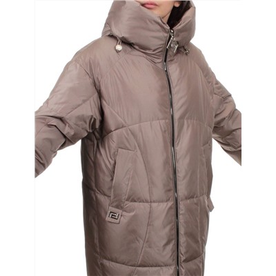 118 LILAC/BEIGE Пальто зимнее женское (холлофайбер 200 гр.)