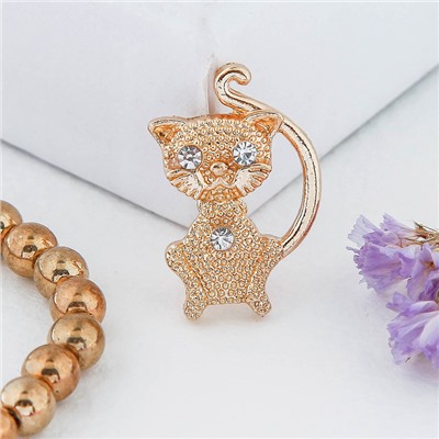 Брошь «Кошка», МИКС
