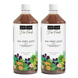 Набор сока при диабете (2 x 1 л), Dia Free Juice Set, произв. Kapiva