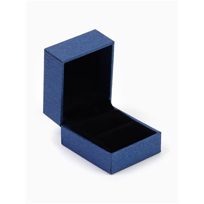 Футляр под кольцо «Вензель перелив», 5.5×4.5 см, синий