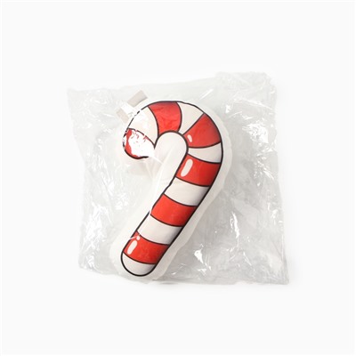 Новый год. Подушка Этель "Candy cane" 28х36 см, 100 п/э, велюр