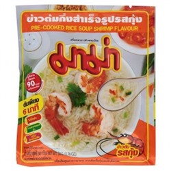 Тайский рисовый суп с креветками Mama 50 грамм