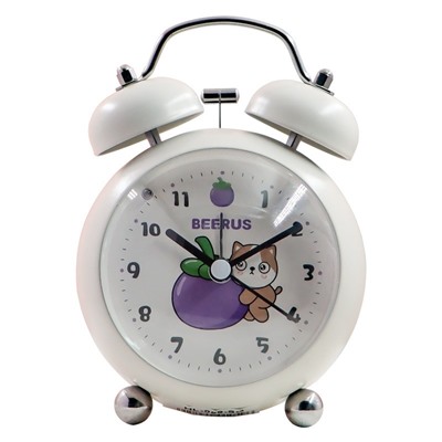 Часы-будильник «Fruity Friends», white