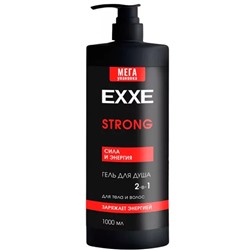 EXXE MEN Гель для душа STRONG 2в1 Сила и Энергия 1000 мл