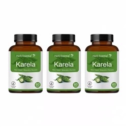 Набор Карелы (3 x 60 таб, 500 мг), Karela Set, произв. Herb Essential