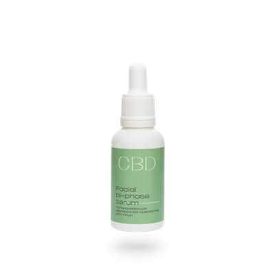 Успокаивающая двухфазная сыворотка для лица CBD, 30 мл