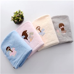 Полотенце для волос, милый платок, сухая шапочка для душа, оптовые продажи, увеличенная толщина