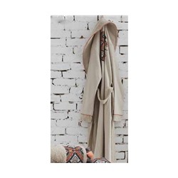 Халат Велюровый Женский (L) Pamira Bej Bayan Medium Bornoz - EcoCotton