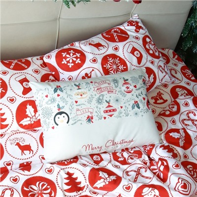 Постельное белье LoveLife дуэт " New Year's gifts" 143*215см-2шт,240*225см,50*70см-2шт