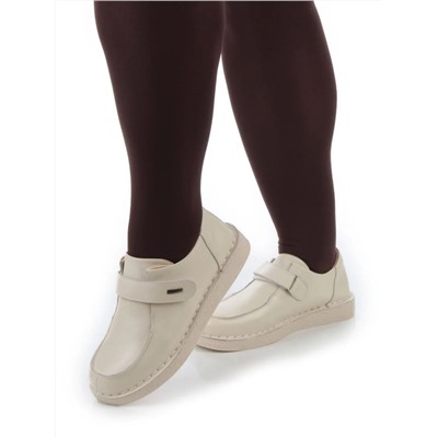 01-D7581-2 BEIGE Ботинки демисезонные женские (натуральная кожа)