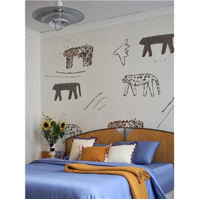 Набор наволочек из премиального сатина сиреневого цвета из коллекции Essential, 50х70 см