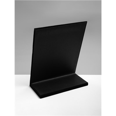 Подставка для кулонов, цепочек и браслетов QF, 12 крючков 20×9×25.5 см, бархатная, чёрная