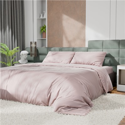 Постельное бельё Этель Евро Tencel 200*220см, 230*245см, 50*70см-2шт, цвет пудра