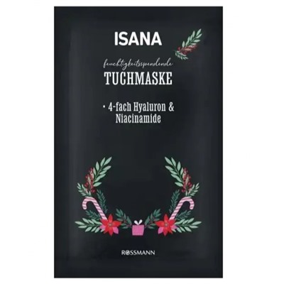 ISANA Adventskalender 2025, ISANA Адвент-календарь косметики 2025 "Счастливого Рождества", 24 бьюти сюрприза