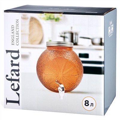 ДИСПЕНСЕР ДЛЯ НАПИТКОВ "ORANGE", 25,5*21,5*25,5 СМ, 8 Л