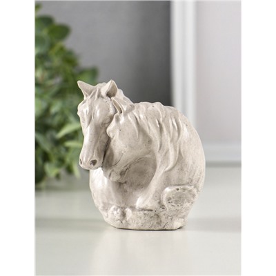 Фигурка гипс «Пара лошадей», 8×6×7 см, под камень