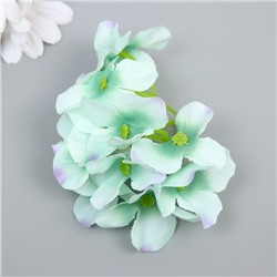 Цветы для декорирования «Гортензия», сиренево-голубые, 10×10 см